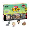 PRE-PEDIDO Bitty Pop 4 Pack 2.5cm - Ellie Sattler + Ian Malcolm + Triceratops + Figura Bitty Pop! sorpresa - Jurassic Park