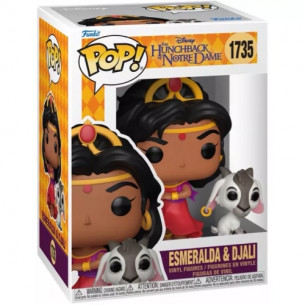 PRE-PEDIDO Funko Pop 1735 Esmeralda & Djali - El Jorobado de Notre-Dame