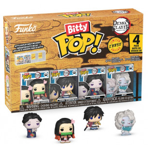 PRE-PEDIDO Bitty Pop 4 Pack 2.5cm - Zenitsu + Giyu - Tamayo + ? - Demon Slayer