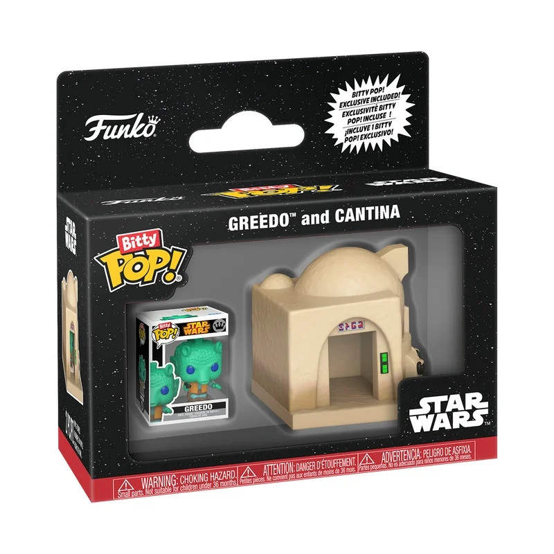 PRE-PEDIDO Funko Bitty Pop Town Greedo and Cantina - Star Wars