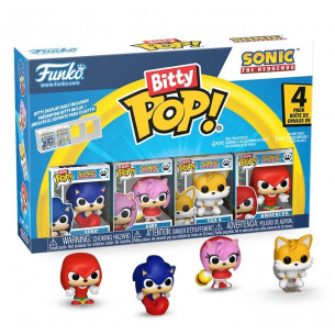 PRE-PEDIDO Funko Bitty Pop 4 Pack 2.5cm Sonic - Amy - Tails - Knuckles