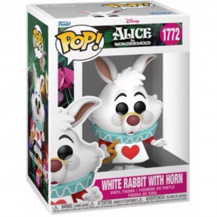 PRE-PEDIDO Funko Pop 1772 Conejo Blanco con Trompeta - Alicia en el Pais de las Maravillas