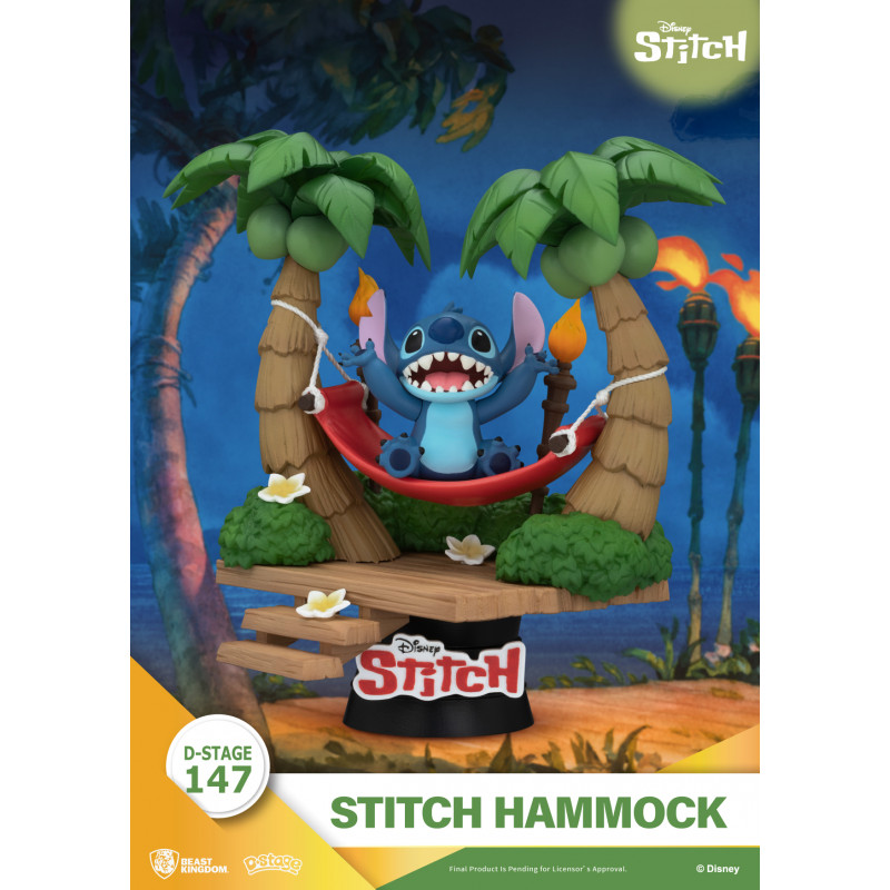 Stitch "Hamaca" Diorama D-Stage 14cm - Disney