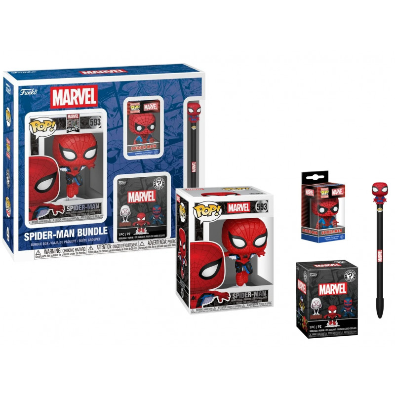 PRE-PEDIDO Funko Pop Spiderman 4PCS Bundle - Marvel | Super Arcade