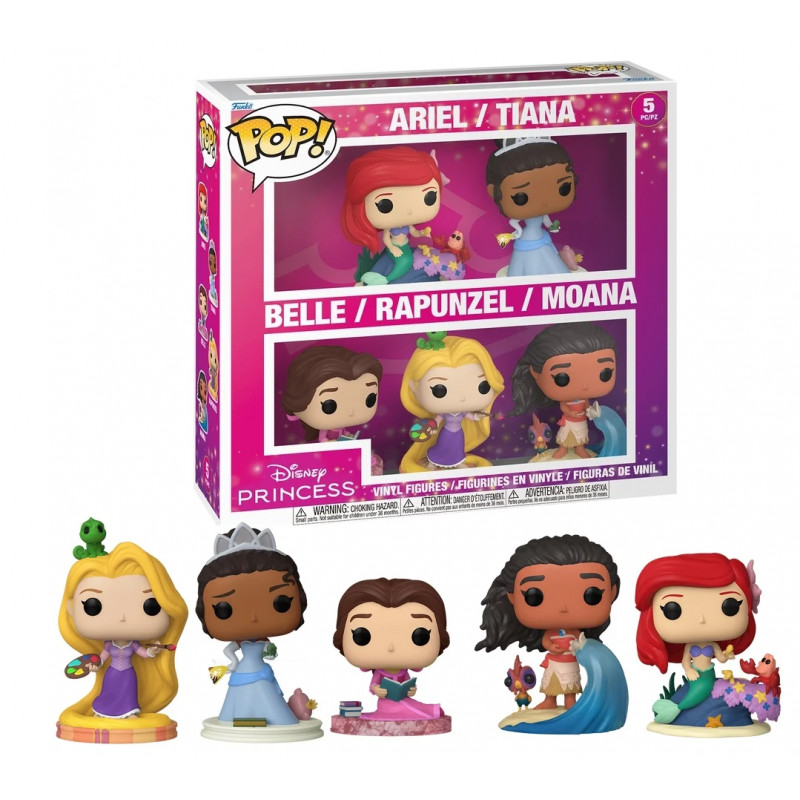 PRE-PEDIDO Funko Pop Princesas Disney Pack 5 | Super Arcade