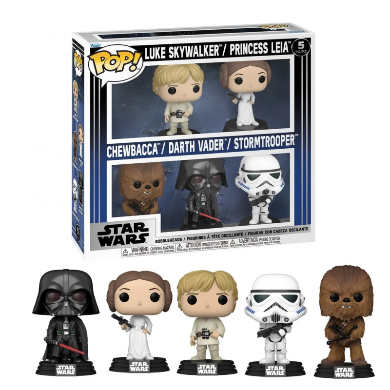 PRE-PEDIDO Funko Pop Star Wars Pack de 5 - Star Wars