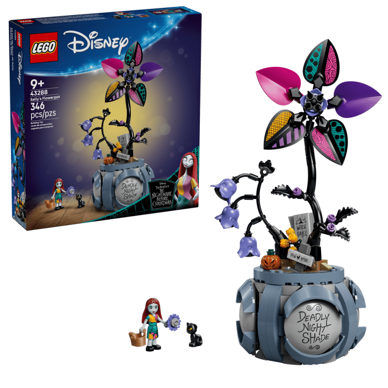 LEGO 43288 Maceta de Sally - Pesadila Antes de Navidad - 346 Piezas