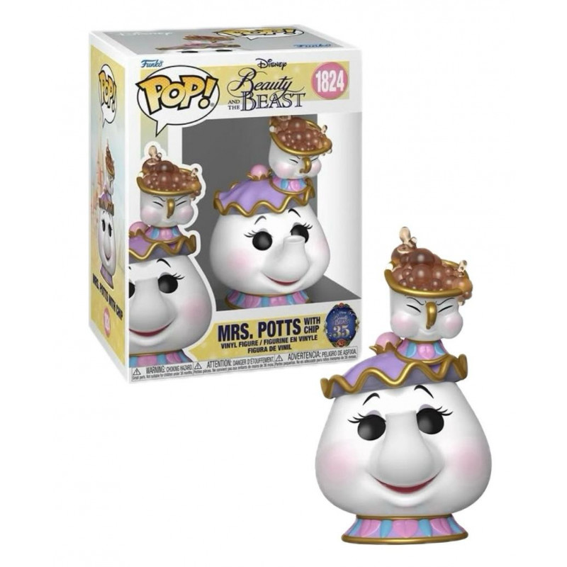 PRE-PEDIDO Funko Pop 1824 Mrs. Potts y Chip - Disney | Super Arcade