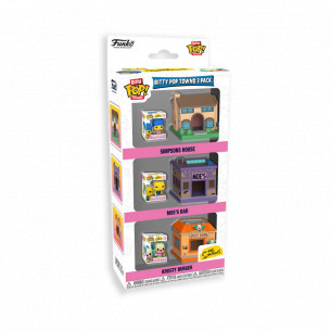 PRE-PEDIDO Funko Bitty Pop Town Pack 3 Springfield - Los Simpson