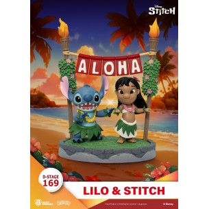 Lilo y Stitch - Diorama D-Stage Summer Series 13cm