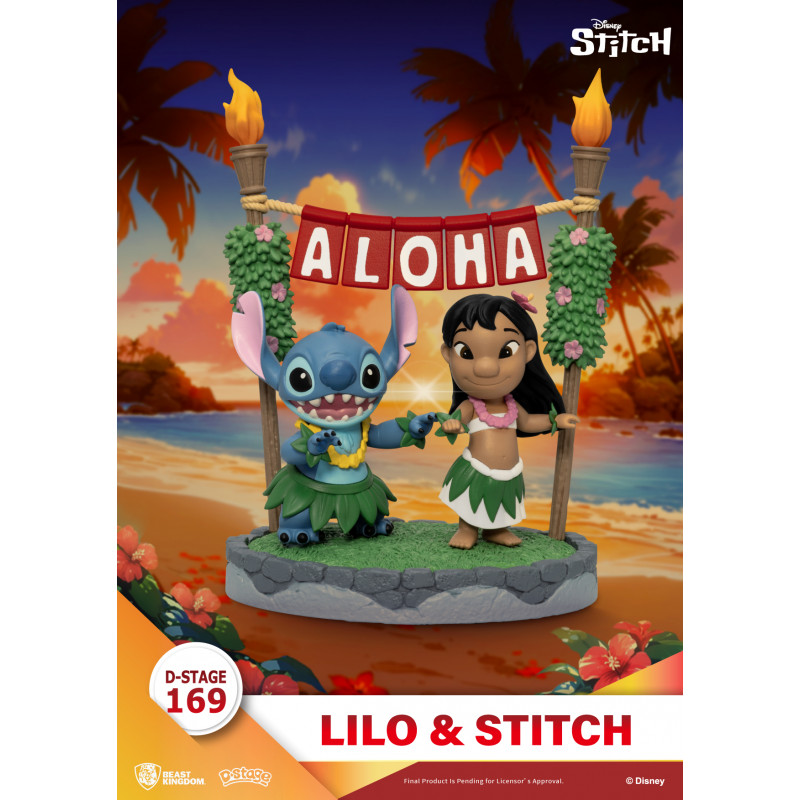Lilo y Stitch - Diorama D-Stage 13cm | Super Arcade