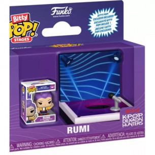 PRE-PEDIDO Bitty Pop Rumi con Escenario - K-pop Demon Hunter