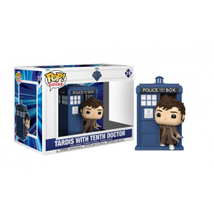 PRE-PEDIDO Funko Pop 318 Tenth Doctor with TARDIS - Doctor Who