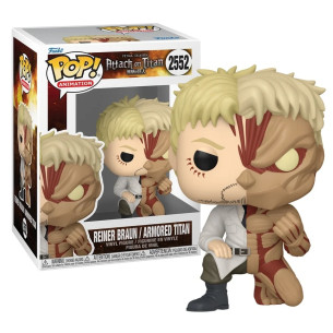 PRE-PEDIDO Funko Pop 2552 Reiner Braun/Armored Titan - Ataque de Los Titanes