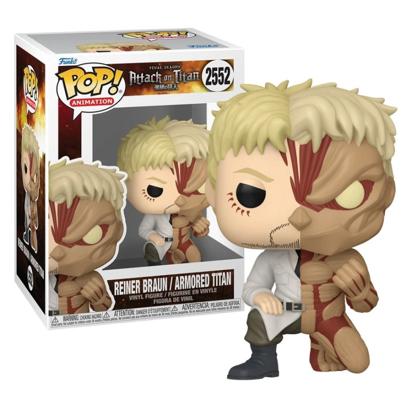 PRE-PEDIDO Funko Pop 2552 Reiner Braun - Ataque Titanes | Super Arcade