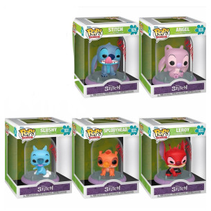PRE-PEDIDO XOLECCION COMPLETA Funko Pop Deluxe Lilo & Stitch Experiments - Disney