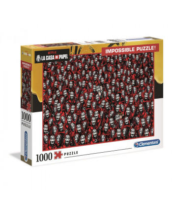 Puzzle La Casa de Papel Imposbile Caretas 1.000 Piezas