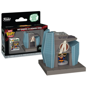 PRE-PEDIDO Bitty Red Guardian & Avengers Tower - Avengers DoomsDay - Marvel